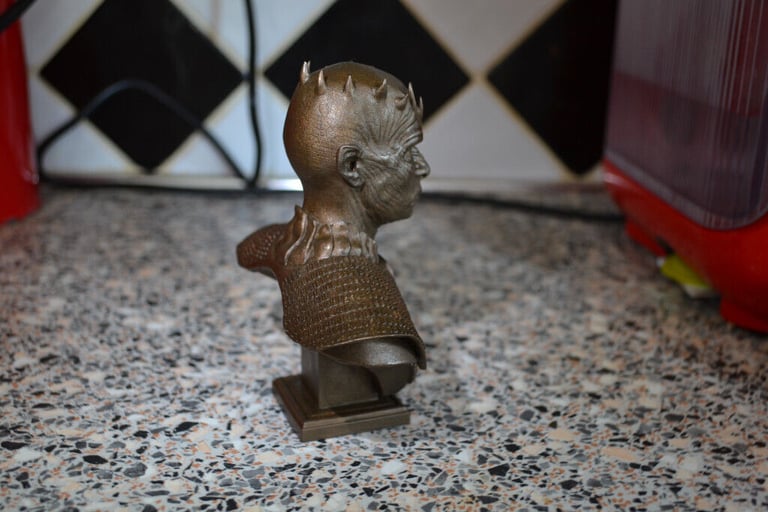 Night King Bust GoT Game of Thrones Faux Bronze statue/ sculpture