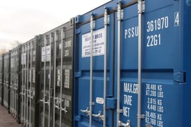 Secure storage space in brand new 20ft shipping containers in Hackney Wick