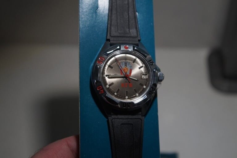 Vostok Automatic mechanical wristwatch - Cal 2416 - Secret Police/KGB-Russia '99