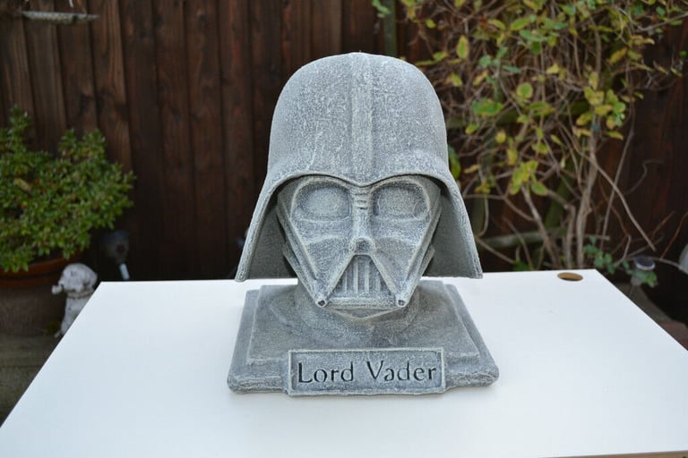 Lord Vader! Stone effect...secret stash can! Star Wars