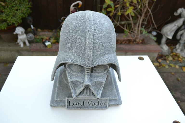 Lord Vader! Stone effect...secret stash can! Star Wars