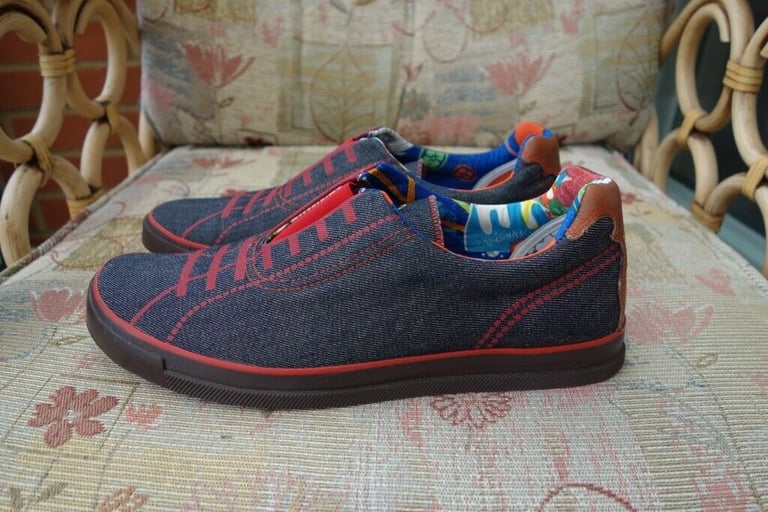 EVISU MENS SLIP-ON SHOES, BRAND NEW, SIZE 8. £25.