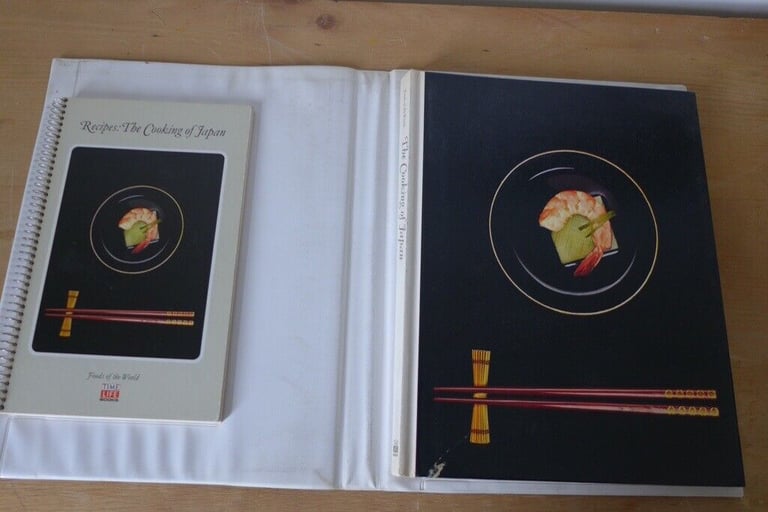 A Time-Life, Vintage, Two-Volume Cookery / Food Book, entitled ‘THE COOKING OF JAPAN’.