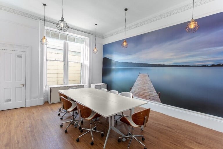 Glasgow - G3 7QL, Your private office 2 desk to rent at Woodside Place