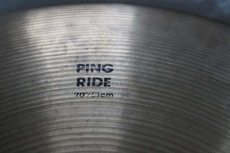 Avedis Zildjian 20 inch Ping Ride cymbal - '80s - USA - 2740g - vintage