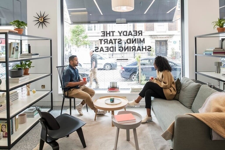 London - W1W 6XB, Your private office 4 desk to rent at Spaces Fitzrovia