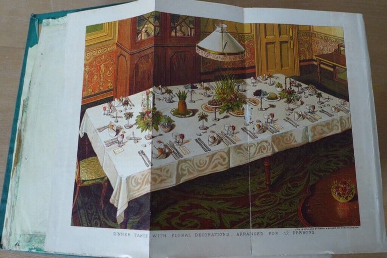 Collectible/collectable: 1895 antique copy of Mrs Beeton’s Household Management.