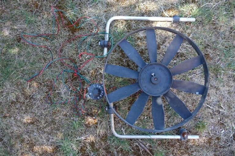 Kenlowe engine cooling fan. 43 years old but never used. Bargain at £40.