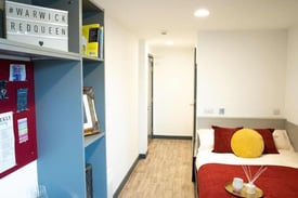 STUDENT ROOMS TO RENT IN COVENTRY. ENSUITE WITH PRIVATE ROOM, BATHROOM, STUDY SPACE AND WARDROBE