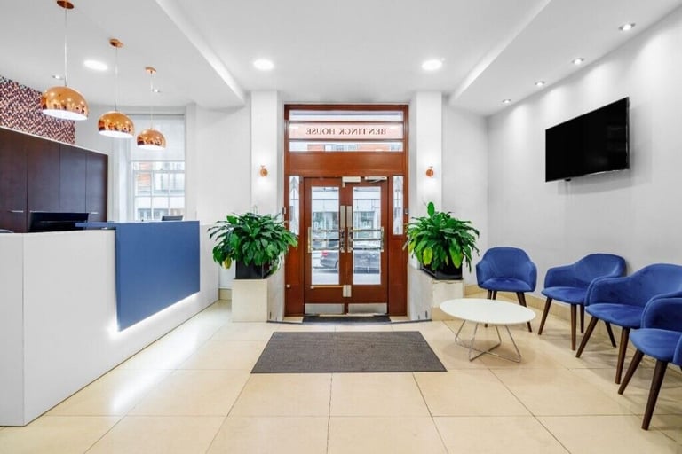 London - W1W 6AB, Open Plan serviced office to rent at Bentinck House