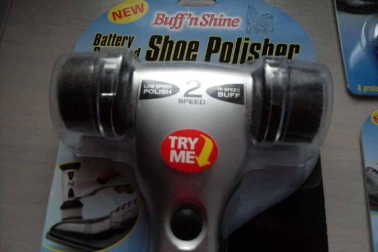 New (in sealed packaging) Battery Powered Shoe Polisher - £15