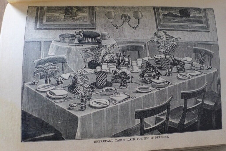 Collectible/collectable: 1895 antique copy of Mrs Beeton’s Household Management.