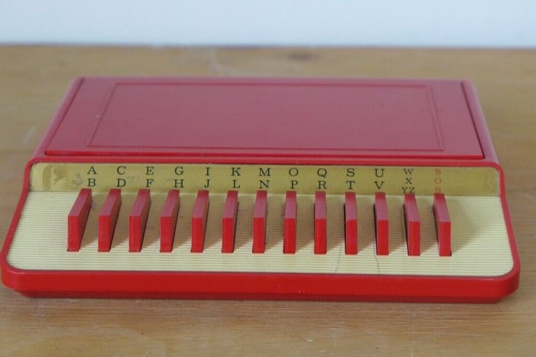 image for Vintage Bakelite / Plastic (?) Collectible: Flip-Up A-Z Desk Top Telephone Number Directory Index.