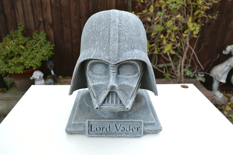Lord Vader! Stone effect...secret stash can! Star Wars