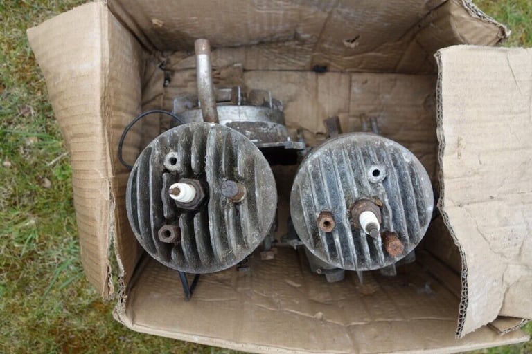 J.A.P. 80cc ENGINES, 2 OFF. BARGAIN AT £42.