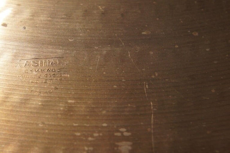 Kashian by UFIP 19 1/2 inch Medium Ride cymbal - Italy - '80s - 2416g - B8 - Vintage