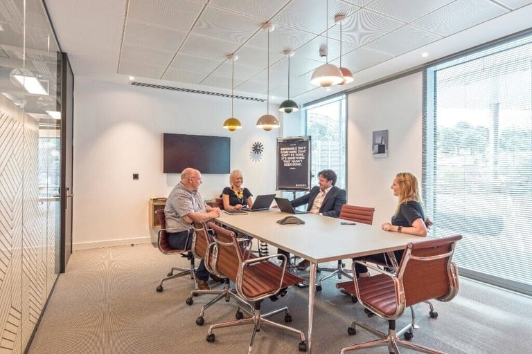 Sheffield - S1 2BJ,  Your open plan office 10 desk to rent at Spaces Acero