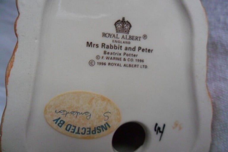 Royal Albert Mrs Rabbit and Peter figure
