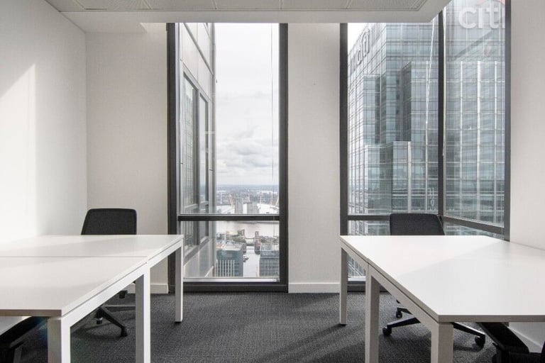 London – E14 5AA, Private office space for 2 people in Signature 37th Floor Canary Wharf