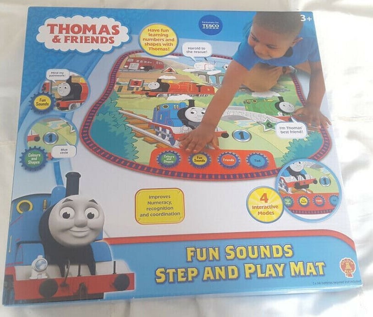 Thomas And Friends Fun Sounds Step And Play Mat With 4 Interactive Pla