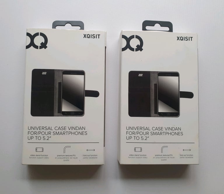 image for Universal phone flip case (up to 5.2 inch)- New and boxed- 2 available