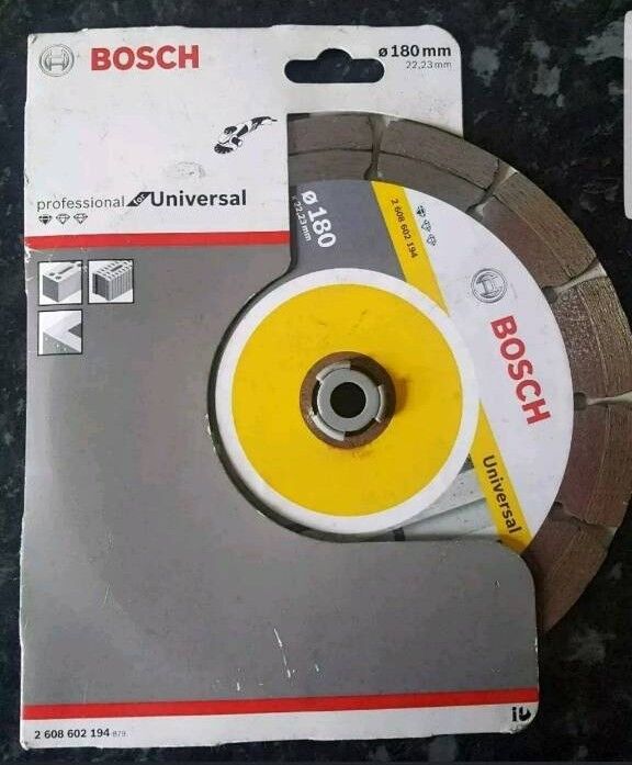 image for Bosch 180mm  Pro Universal Diamond blade 22mm bore