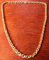 Vintage Gold Plated 20 inch, 51cm Chain Necklace with Lobster Claw Clasp. 23.4gms