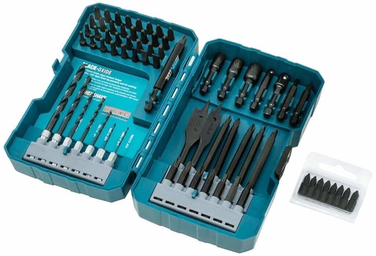 Makita T-01725 Contractor Bit Set 78 Pc 1/2" 1/4" 3/8" Quick Fit for Impact Driver
