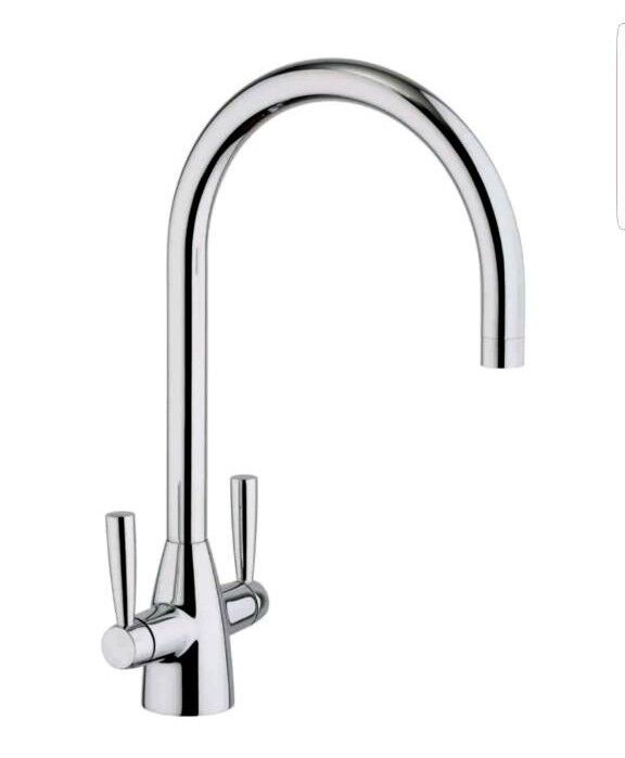 image for COOKE & LEWIS ENTIRE CHROME EFFECT KITCHEN MONOBLOC TAP
