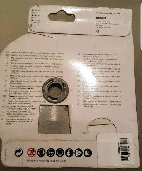 Bosch 2608602193 Pro Universal Turbo Diamond Blade 150mm x 22mm