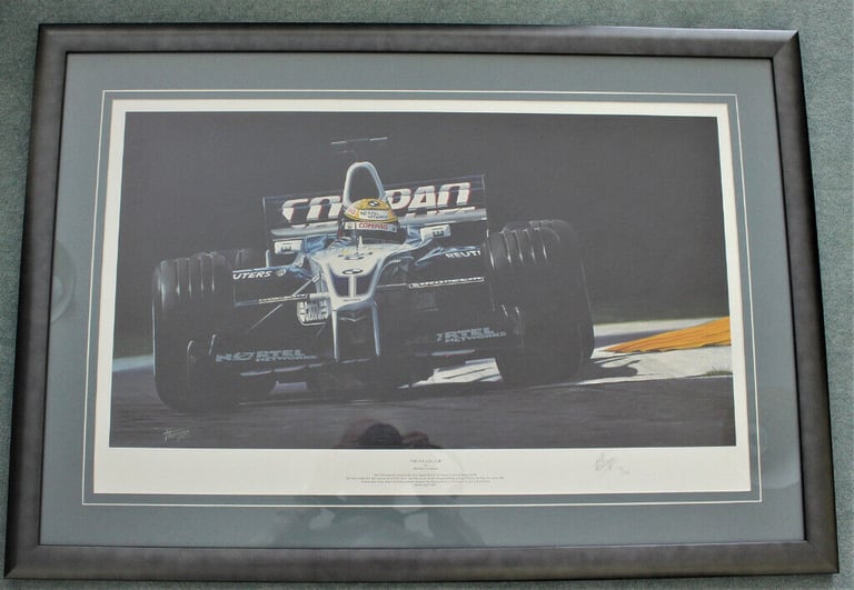image for LIMITED EDITION FRAMED PRINT BY RALF SHUMACHER 