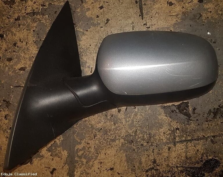 Vauxhall Corsa C Left Side Wing Mirror Silver 157 2004