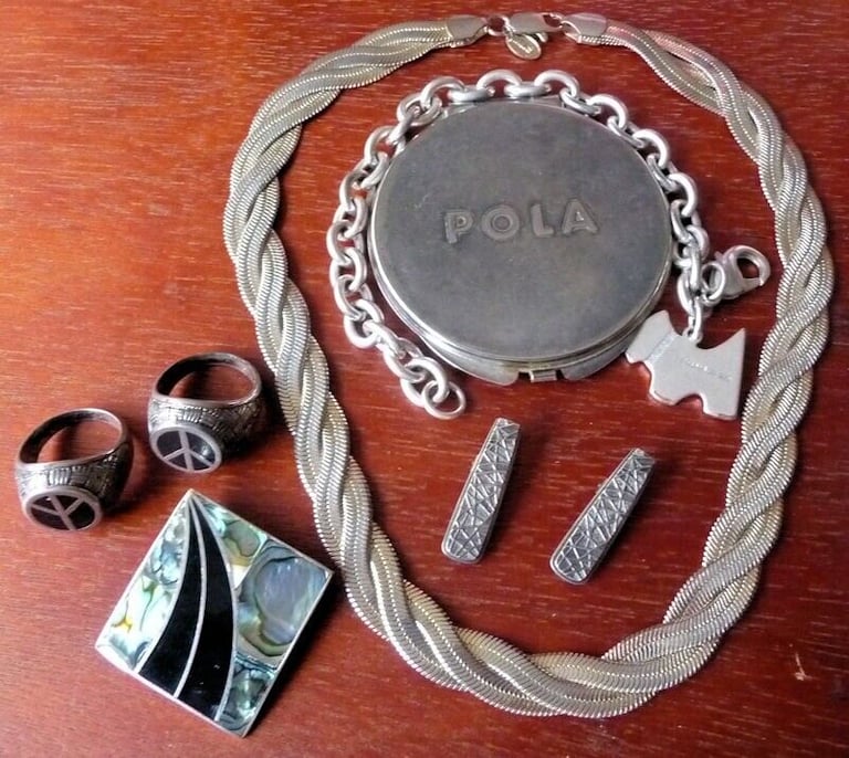 image for Job Lot of White Metal and other Metallic Jewellery - See all pics.. 