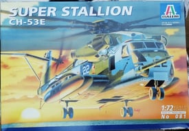 Italeri Sikorsky CH-53E Super Stallion - 1/72nd scale (Airfix-style construction kit) 