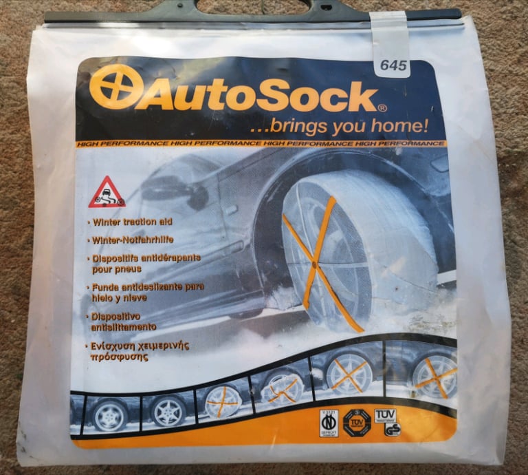 image for Snow Socks AutoSock As New 645 - never get stuck in snow again!