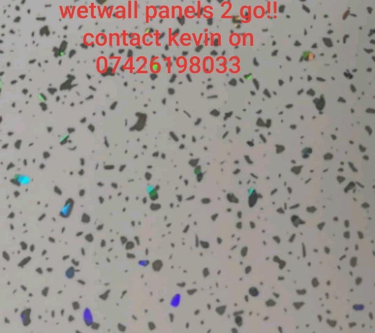 image for Rainbow white sparkle panels to go!!