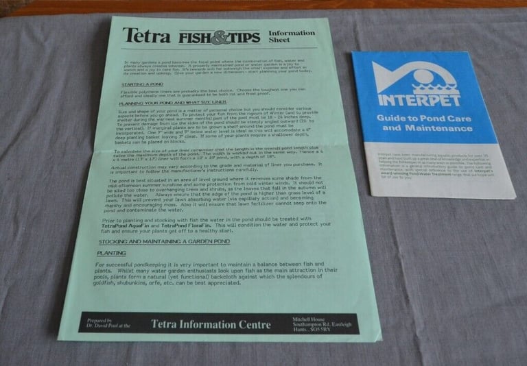 3 WATER GARDEN, 2 GARDEN DESIGN AND 1 VEGATABLE BOOKS 1 GARDEN POND PLUS WATER PLANT BASKET LINERS