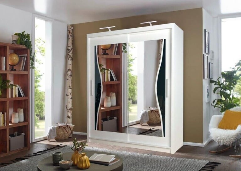 **High Quality Brand New Sliding Mirror Door Wardrobe Cupboards Available