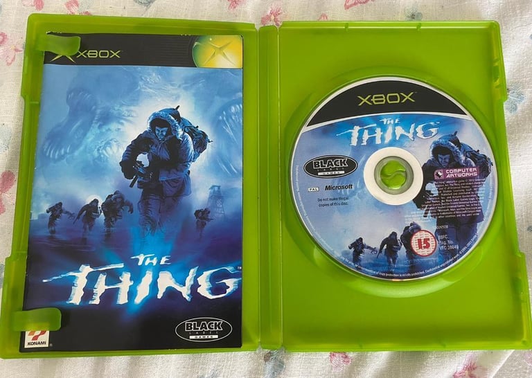 Xbox The Thing game. Original Xbox