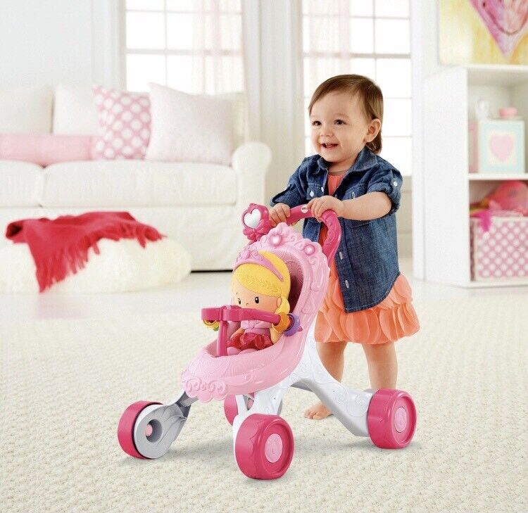 Princess Stroll-Along Musical Walker and Doll 