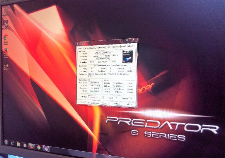 ACER ASPIRE PREDATOR G77-200 WATER COOLING,GRAPHIC CARD, AMD PHENOM QUAD CORE  P.S READ THE AD  