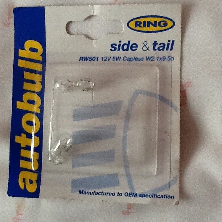 image for A Pair of Ring 2x5W Replacement Light Bulbs (RW501)