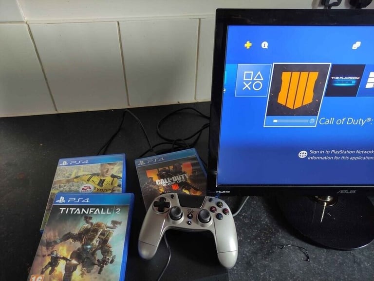 image for PS4 console with 3 games bundle Boxed cod FIFA Titanfall