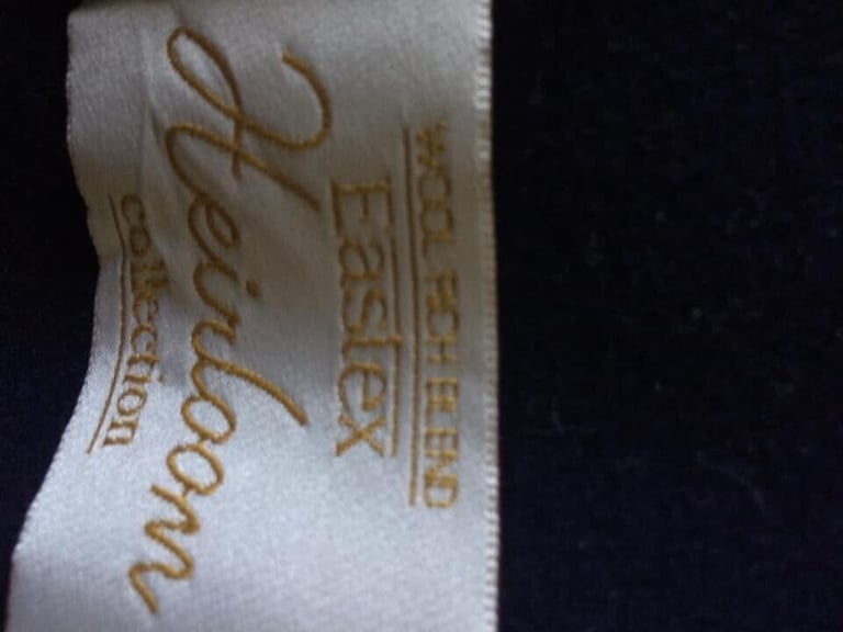 navy Eastex wool mix jacket. See description