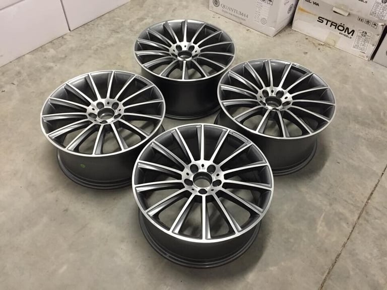 18 19 20" Mercedes Twist style wheels A C E S V CLASS GLE GLC W205 W212 W213 5X112 W221 W222