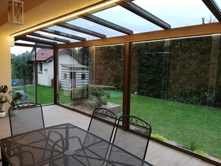Veranda Glass Room Gazebo Aluminium Roof Canopy Pergola
