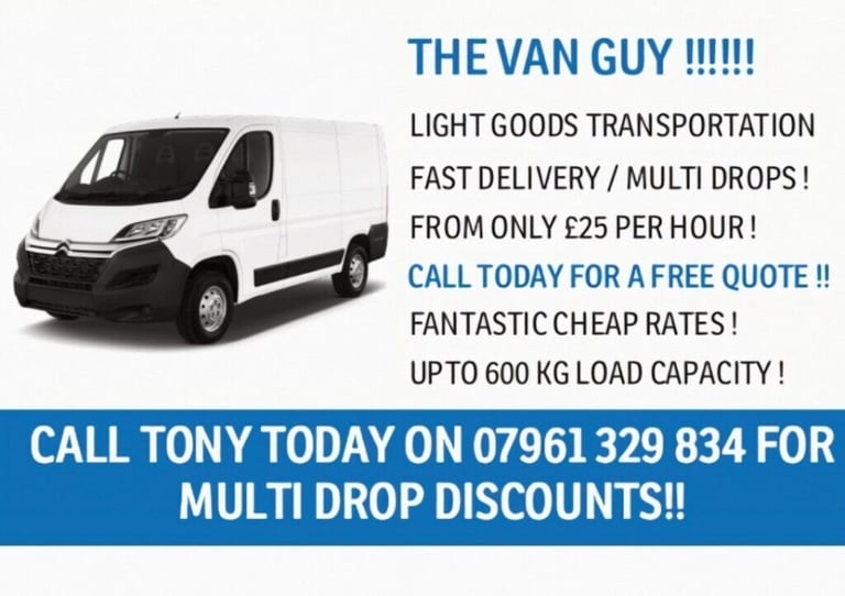 THE VAN GUY IN SIDCUP, CHISLEHURST, BROMLEY & PENGE!! CHEAP MAN & VAN HIRE FROM £25 AN HR! CALL,TEXT