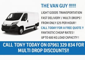 THE VAN GUY IN CRYSTAL PALACE,NORWOOD & DULWICH! CHEAP MAN WITH VAN HIRE FROM £25 / HR CALL,WHATSAPP