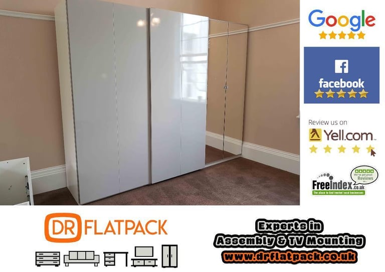 image for 24/7  Flatpack Furniture Assembly (Ikea, Cousins, Next etc) TV mounting Flat pack - *5 STAR RATED*