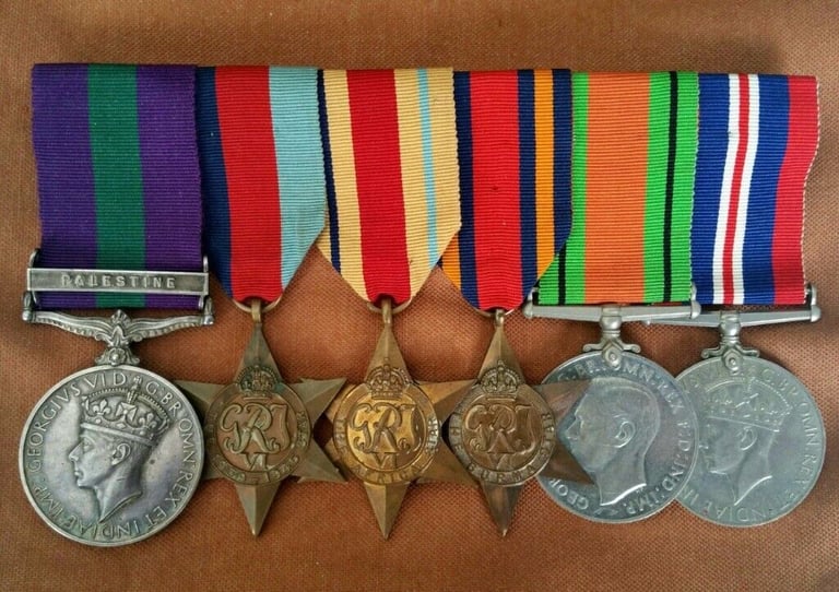 British war and campaign medals purchased 